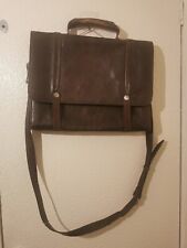 Leather satchel bag for sale  NORTHOLT
