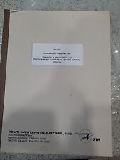 Southwestern ProtoTrak  TRL/LX2 Programming, Operating and Care Manual for sale  Shipping to South Africa