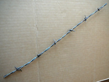 EDENBORN'S LOCKED IN TWO POINT FLATTENED BARBS GALVANIZED - ANTIQUE BARBED WIRE for sale  Shipping to South Africa