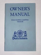 Manual do proprietário do trailer de acampamento dobrável holandês comprar usado  Enviando para Brazil