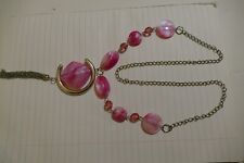 Beautiful pink necklace for sale  BRIXHAM