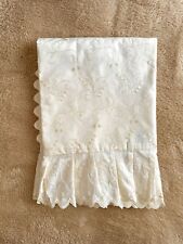 Cream frilled polycotton for sale  YORK