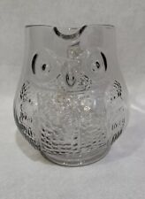 Clear glass owl for sale  Lima