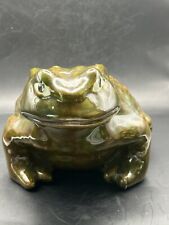 Dark Green Ceramic Frog for sale  Shipping to South Africa
