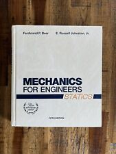 Mechanics For Engineers Statics 2008 HC 50º Aniversário Edição Beer & Johnston, usado comprar usado  Enviando para Brazil
