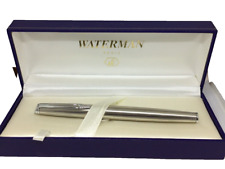 Waterman brushed steel for sale  EXETER