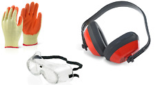 PPE Safety Kit Goggles Ear Defender Gloves Large Construction Safe DIY Goggle for sale  Shipping to South Africa