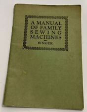 Manual de máquinas de coser familiares Singer Máquina de coser empresa.  1929 segunda mano  Embacar hacia Argentina