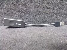 Anker USB 3.0A RJ45 10/100/1000 Gigabit Ethernet Adapter, Schwarz. #K-347-11, usado comprar usado  Enviando para Brazil