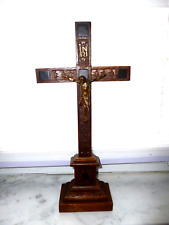 Antikes holzkreuz kruzifix gebraucht kaufen  Deutschland