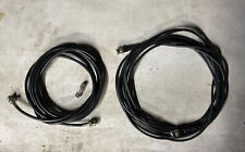 2 x BNC coax cables 3m and 5m for computer network or CCTV system 1 connector for sale  Shipping to South Africa