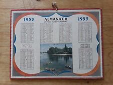 Calendrier ptt almanach d'occasion  France
