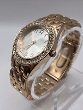 Relógio feminino analógico quartzo tom ouro rosa pulseira de 7,5 pol. - Nova bateria comprar usado  Enviando para Brazil