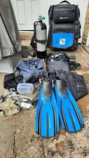 Used, Complete Scuba diving set, dry and isolation suit (M), cylinder, etc. see photos for sale  SAFFRON WALDEN