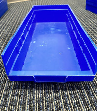 Akro-Mils 30158 caixa de plástico prateleira de aninhamento, (18 polegadas x 8 polegadas x 4 polegadas), azul comprar usado  Enviando para Brazil