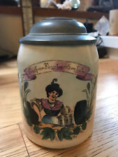 Antique German Beer Stein 1/2L   Hofbräuhaus Fraulein for sale  Shipping to South Africa