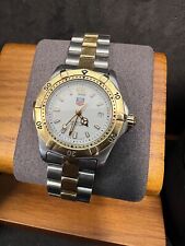 Usado, Reloj de buceo profesional clásico para mujer Tag Heuer 2000 WK1320.BB0316 dorado plateado segunda mano  Embacar hacia Argentina