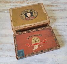 2 wooden antique boxes for sale  Clearfield