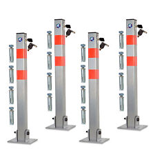 Folding Locking Parking Bollard Post Barrier Security Driveway Car Park Drive UK for sale  Shipping to South Africa