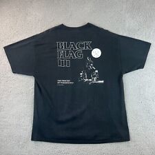 Camiseta de Colección Bandera Negra Para Hombre XL Negra Proceso de Eliminación SST Punk Rock Años 90, usado segunda mano  Embacar hacia Mexico