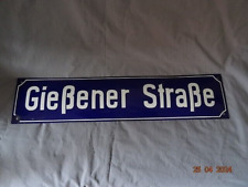 Emailschild strassenschild gew gebraucht kaufen  Wetzlar-Garbenhm.