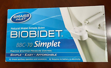 Used, BioBidet BBC-70 Simplet Water Bidet, Brass Inlet, White. for sale  Shipping to South Africa