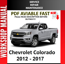Chevrolet Colorado 2012 2013 2014 2015 2016 servicio manual taller de reparación segunda mano  Embacar hacia Argentina