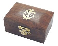Maritime wooden box for sale  Shipping to Ireland