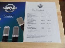 Used, Soundelux Microphone Sales Brochure/Price List 1999 for sale  Shipping to South Africa