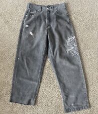 Calça jeans vintage anos 90/Y2K SOUTH POLE KING OF KINGS 32 x 34 reta folgada comprar usado  Enviando para Brazil