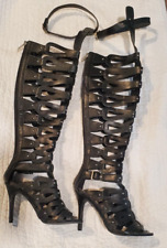 knee high gladiator sandals for sale  Aledo