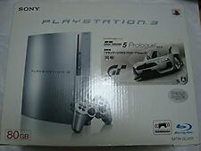 PlayStation 3 (80GB) PS3 Sony cetim prata CECHL00 Gran Turismo caixa comprar usado  Enviando para Brazil