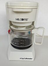 Used, Mr. Coffee 4 Cup Drip Coffee Maker Brewer Model BL5 White Tested Works for sale  Shipping to South Africa