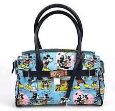 Bolsa de mão Minnie Mickey Mouse quadrinhos parques da Disney chave de bloqueio bolsa de ombro azul comprar usado  Enviando para Brazil