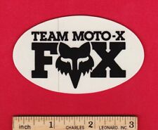 MOTO-X FOX Vintage Motocross STICKER Husqvarna KTM Honda Suzuki Yamaha Kawasaki for sale  Dawsonville
