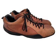 Piloti Men’s Sebring Luxury Racing Driving Shoes Red Leather Size 13, used for sale  Shipping to South Africa