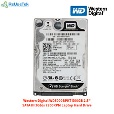Usado, Disco duro portátil Western Digital WD5000BPKT 500 GB 2,5" SATA III 3 Gb/s 7200 RPM segunda mano  Embacar hacia Argentina