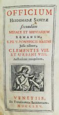 Messale breviarium romanum usato  Italia