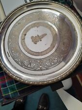 Silverplated salver tray for sale  KETTERING