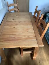 Wooden rectangle table for sale  PETERBOROUGH