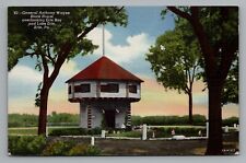 Usado, Cartão postal General Anthony Wayne Block House com vista para Erie Bay Lake Erie PA comprar usado  Enviando para Brazil