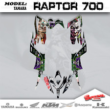 Graphics Kits 3M Decals Stickers Joker 4 Yamaha Raptor 700 2013-2023 for sale  Shipping to South Africa