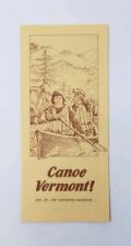 1974 Canoe Vermont ! - Mad River Canoe Vintage Brochure for sale  Omaha