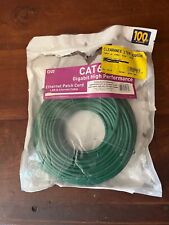 Cabo de rede Ethernet LAN patch cabo verde 100 pés CAT6 QVS RJ45 comprar usado  Enviando para Brazil