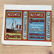 Vintage tobacco advertising for sale  IPSWICH