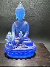 Estatua de Buda antigua china de vidrio de 4,98 pulgadas segunda mano  Embacar hacia Argentina