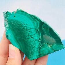 91G Natural malachite slice quartz crystal luster mineral specimen for sale  Shipping to Canada