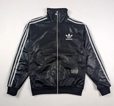 Używany, adidas originals track zip kurtka chile czarna srebrna rozm. S na sprzedaż  PL