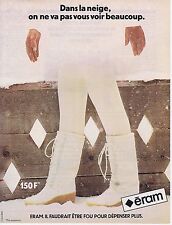 Occasion, Publicité Advertising 016 1981 Eram chaussures après-ski d'occasion  Roquebrune-sur-Argens