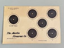 De colección The Marlin Firearms Co. papel tiro objetivo número 1 toro Mehmert segunda mano  Embacar hacia Argentina